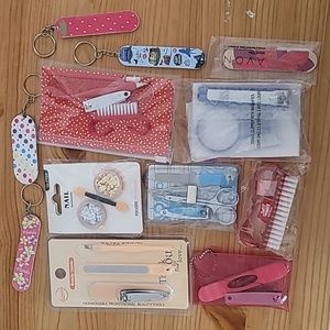 Various nail care items